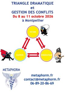 Affiche promotionnelle: Triangle Dramatique 6 au 11 octobre 2026 à Montpellier